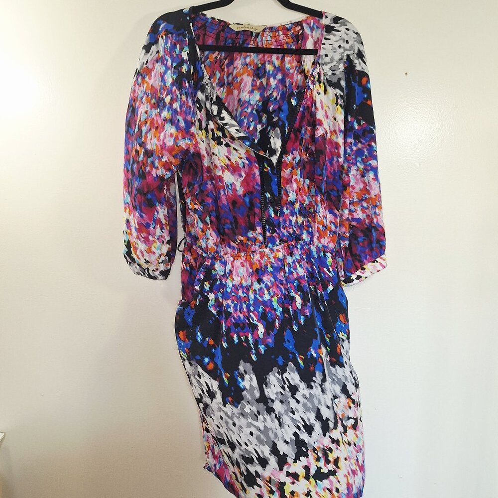 Presley Skye colorful dopamine midi Dress